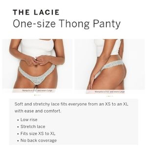 Victoria's secret the lacie very sexy one size thong panty